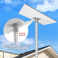 Kit de montage mural et de toit réglable en acier inoxydable pour antenne Starlink Gen 3, adaptateur de poteau, support métallique extérieur, personnalisé OEM ODM