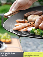 Plaque de cuisson portable antiadhésive en alliage d'aluminium, nouveau modèle, pour camping en extérieur et pique-niques à domicile