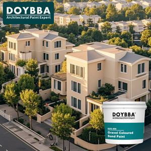 Pintura de <span class=keywords><strong>Fachada</strong></span> de Estilo Nuevo, Pintura Acrílica Impermeable para Exteriores de Casas, Pintura de Pared de Arena de Colores - Product Image 4