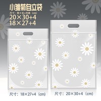 Sacs d'emballage minimalistes personnalisables en PE de qualité alimentaire avec fermeture éclair, motif flocon de neige de dessin animé, impression par gravure, marque personnalisée pour chaussures