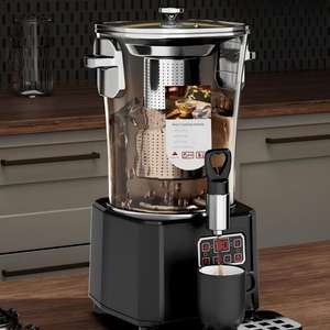 Máquina de Té Eléctrica Automática con Función de Vaporización para Uso Comercial en la Preparación de Bebidas Calientes Tradicionales y Modernas - Product Image 5