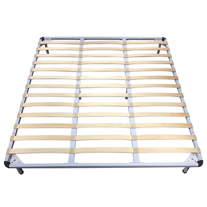 ชิ้นส่วนเฟอร์นิเจอร์ Wejoy โครงเตียงประกอบเองได้ เตียงไม้แบบเรียบง่ายพร้อมแผ่นไม้ระแนง - Product Image 1