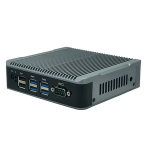 Mini PC Industrial Económico con Soporte para Wifi/BT, Doble Puerto de Pantalla, HDMI, VGA, CPU de Cuatro Núcleos, Sin Ventilador, Caja IPC SK-ZC100A Industrial - Product Image 1
