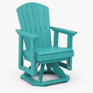 Silla Adirondack de HDPE con Giro de 360 Grados, Resistente a la Intemperie, para Patio <span class=keywords><strong>y</strong></span> Jardín - Product Image 1