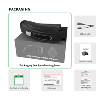 Adaptateur Combo DC 200A pour chargeur de voiture, prise de charge rapide EV, adaptateur CCS1 vers GBT, prise de charge rapide EV, adaptateur Combo DC, chargeur EV