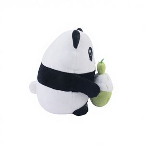 Boneka <span class=keywords><strong>Panda</strong></span> Lucu dengan Cupcake, Mainan Hewan Isi Lembut untuk Hadiah Bayi Anak dan Dekorasi Rumah - Product Image 4