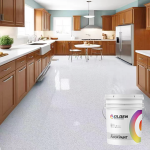 Revestimiento Epóxico para Pisos con Efecto Mármol de Alto Brillo, Ecológico, con Arena de Color, Autonivelante, para Interiores y Exteriores, Fácil Aplicación con Brocha - Product Image 3