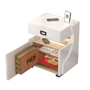 Smart <b>Bedside</b> <b>Table</b> With Wireless <b>Charging</b> And Safe Storage For Bedroom Use - Product Image 5