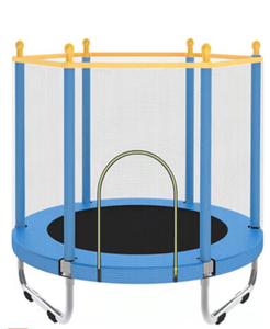 Vente directe d'usine d'un <span class=keywords><strong>trampoline</strong></span> circulaire pour enfants de 1,4 mètre de diamètre, sûr et durable - Product Image 4