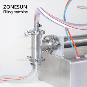 ZONESUN ZS-YT1 <span class=keywords><strong>Piston</strong></span> Pneumatique Remplisseur Liquide Shampooing Gel Eau Vin Lait Jus De Vinaigre <span class=keywords><strong>à</strong></span> L'huile De <span class=keywords><strong>Café</strong></span> <span class=keywords><strong>Machine</strong></span> de Remplissage De Boissons - Product Image 3