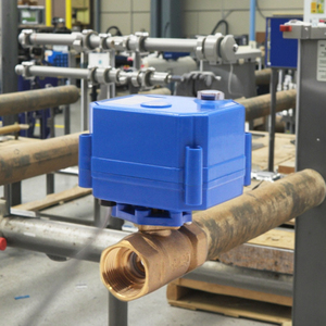 DN15 Fêmea Roscas Latão Motorizado Válvula De Esfera IP65 Controle De Água Para Bomba De Calor - Product Image 5