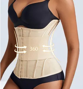 Damen atmungsaktiver Bauch abnehmen Korsett Top Taille Trainer Gurt nach der Operation Bauch kompression Taille Gürtel