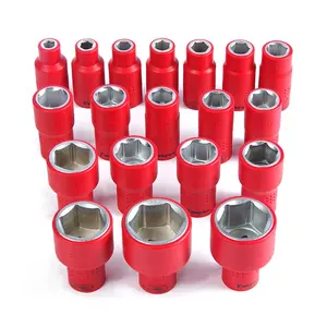 Fanyaa Made In Taiwan VDE GS Verifed Nut Dr 3/8 To Hexagon 6Pt Insulated Tools Sockets