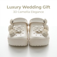 Regalo de boda de lujo para mujer, diseño floral en 3D, regalo para fiesta, ambiente romántico y elegante, transpirable (3 cm)