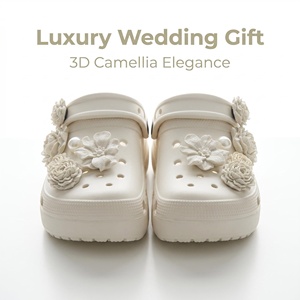 Regalo de boda de lujo para mujer, diseño floral en 3D, regalo para fiesta, ambiente romántico y elegante, transpirable (3 cm) - Product Image 5