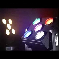 Projecteur LED Blinder à tête mobile pour scène, en acier inoxydable, avec contrôle DMX RDM, 1800 Lux, portée 5 mètres, inclinaison/rotation 540/270, pour X600