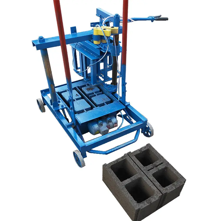 Concrete Hollow Block Maker Machine price solid brick machine cement brick making machinery in South Africa Congo