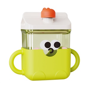 Gobelet pour enfants en silicone de qualité alimentaire, style dessin animé, résistant aux chocs et anti-fuite, idéal pour l'apprentissage de la boisson des bébés - Vente flash - Product Image 4