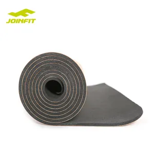 Joinfit Body Uitlijning Lijnen Natuurlijke Rubber Kurk Yoga Mat