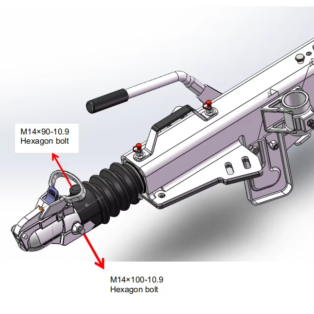 axles and of truck and curtains