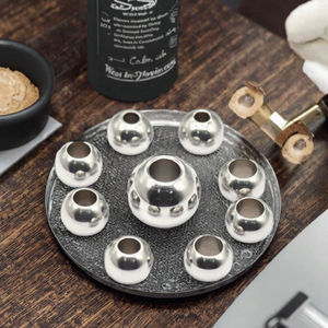 500 pièces de perles d'espacement en acier inoxydable 316L de 2 à 12 mm, or et argent, perles en vrac, breloques, fabrication de bijoux, vente en gros de perles métalliques - Product Image 3