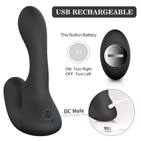 Télécommande sans fil Bouchon anal étanche Vibrateur en silicone Vibrateur puissant pour la prostate Masturbateur