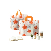 Sacs en plastique réutilisables en gros avec poignée à patch, imprimés sur mesure pour le commerce de détail, les vêtements et les cadeaux – En stock