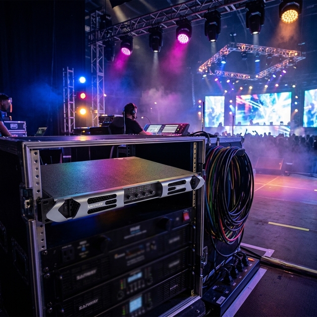 DA18K4 18000W 4-Channel powered amplifiers Dj Speakers Audio Outdoor pa Sound System for Stage Performance power amplifier