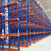 Estanterías Metálicas para Almacenamiento en Almacenes, Gestión de Circulación de Inventario por Lotes, Sistema de Almacenamiento Drive-in