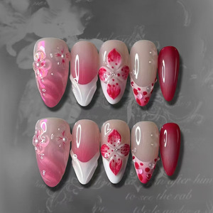 <span class=keywords><strong>Uñas</strong></span> <span class=keywords><strong>Postizas</strong></span> Reutilizables Brillantes de 24 Piezas <span class=keywords><strong>con</strong></span> Accesorios de Diamantes de Imitación, <span class=keywords><strong>Uñas</strong></span> Adhesivas Fuertes, <span class=keywords><strong>Uñas</strong></span> <span class=keywords><strong>Postizas</strong></span> 3D, <span class=keywords><strong>Uñas</strong></span> Artificiales - Product Image 2