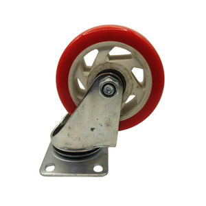 Approvisionnement d'usine 50mm 2 \ "PVC <span class=keywords><strong>plaque</strong></span> supérieure roulette pivotante légère pour salon salle à manger et cuisine meubles roulette - Product Image 1