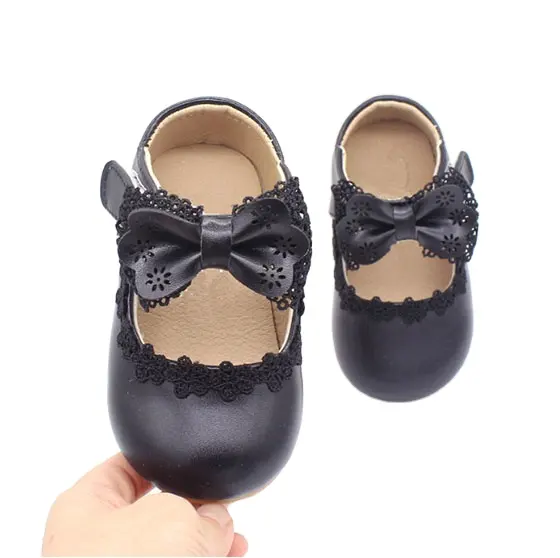 รองเท้าเด็กหัดเดินผูกโบว์น่ารักสำหรับเด็กผู้หญิงรองเท้าสำหรับเด็กแรกเกิดดีไซน์ใหม่