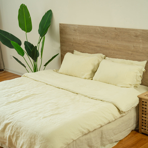 Funda de Edredón de Lino Lavado, Tamaño King y Otros Tamaños Estadounidenses, Ropa de Cama de Lino Funda de Edredón de Lino para Verano, Hipoalergénica, Certificada por OEKO-TEX - Product Image 1