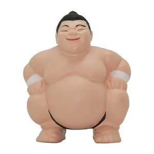 Custom Pu Foam Sumo Wrestler antistress Ball/Sumo Wrestler antistress/Sumo Wrestler giocattolo antistress