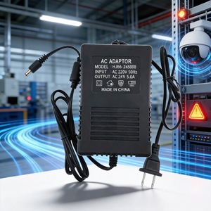 Adaptateur secteur Jingruian 24V 5A 120W, prise US/UE, alimentation pour caméra PTZ, fabriqué en Chine - Product Image 1