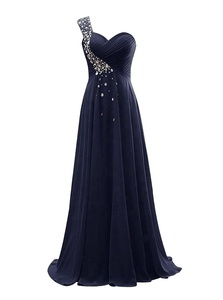 <span class=keywords><strong>Vestidos</strong></span> <span class=keywords><strong>de</strong></span> gasa con azulejos Top corto hecho para mujer 100% poliéster sin mangas un hombro talla grande para mujer - Product Image 4