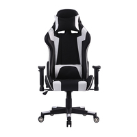 Chaise de jeu gamer en cuir inclinable Scorpion avec repose-pieds, échantillon gratuit, PC de bureau, course automobile, dropshipping, LED