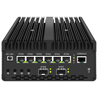 Mini PC réseau BKHD H15 Core Ultra 7 165H Ultra 9 185H avec 6 ports LAN, 10 ports LAN 10G SFP, serveur de calcul en périphérie