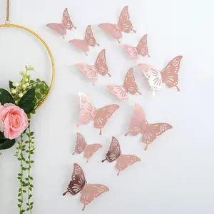 New Bouquet Butterfly Decoration Flower Shop Party Supplies Pvc Three-dimensional Butterfly