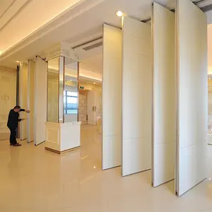 vertically folding operable wall partition aluminum system with door manufacturers