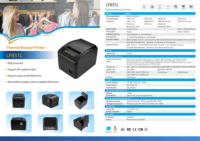 Impresora de Recibos Mini LongFly LF831L 160-300mm/s, Gran Venta, TPV, Caja Registradora, WiFi, Android, Impresora Térmica de Facturas, Inalámbrica, Escritorio, LAN, Serial