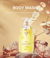 Gel Douche Hydratant et Nourrissant Bio à la Rose Parfumée Effervescente, Marque Blanche en Gros pour Usines, 1000ml