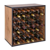 Assemblage facile Armoire à vin décorative de luxe en bois peu encombrante Casier à vin Bar Armoire à vin Support de stockage