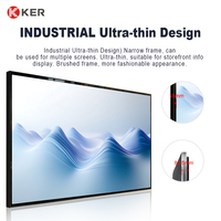 Nuevo Producto a Precio de Fábrica, Pantalla Digital Profesional Ker de 65 Pulgadas para Exteriores, Ultra Brillante 2500, para Centros Comerciales y Tiendas Minoristas