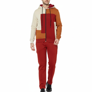 Survêtement d'hiver en polaire à manches longues de haute qualité, couleur unie, imprimé, vêtements de rue, taille plus, coupe-vent personnalisé, meilleur design pour hommes - Product Image 1