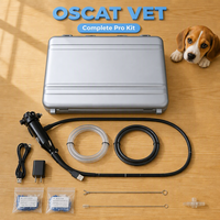 Endoscope vétérinaire professionnel OSCAT VET avec canal instrumentaire de 1,2 mm pour prélèvement biopsique chez les animaux de compagnie, endoscope vétérinaire RAE-201