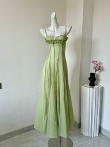 Nuovo Stile Sexy Abito con Spalle Scoperte in Pizzo e Chiffon, Vestito <span class=keywords><strong>da</strong></span> Cerimonia a Linea A, Elegante e Snellente Abito <span class=keywords><strong>da</strong></span> Damigella - Product Image 1