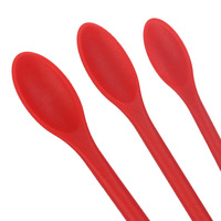 Mini kit écologique 3 spatules à confiture et beurre, grattoir de cuisine, outil de cuisson en silicone, cuillère à mélanger le miel, ustensiles de cuisine en gros