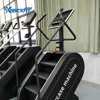Bickfit ST5 Stair Master, machine d'escalade pour personnes âgées, exercice aérobie, usage commercial, équipement de fitness électrique, LED