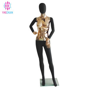 <span class=keywords><strong>Mannequin</strong></span> <span class=keywords><strong>femme</strong></span> sur pied en fibre de verre, Chrome doré, <span class=keywords><strong>Mannequin</strong></span> <span class=keywords><strong>femme</strong></span> - Product Image 5